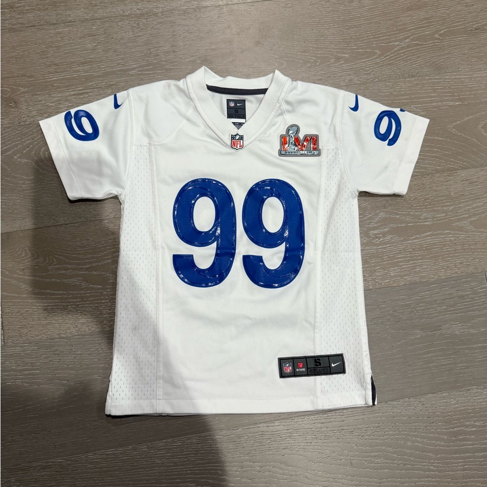 Nike NFL Los Angeles Rams Aaron Donald Youth Super Bowl Jersey size Small S